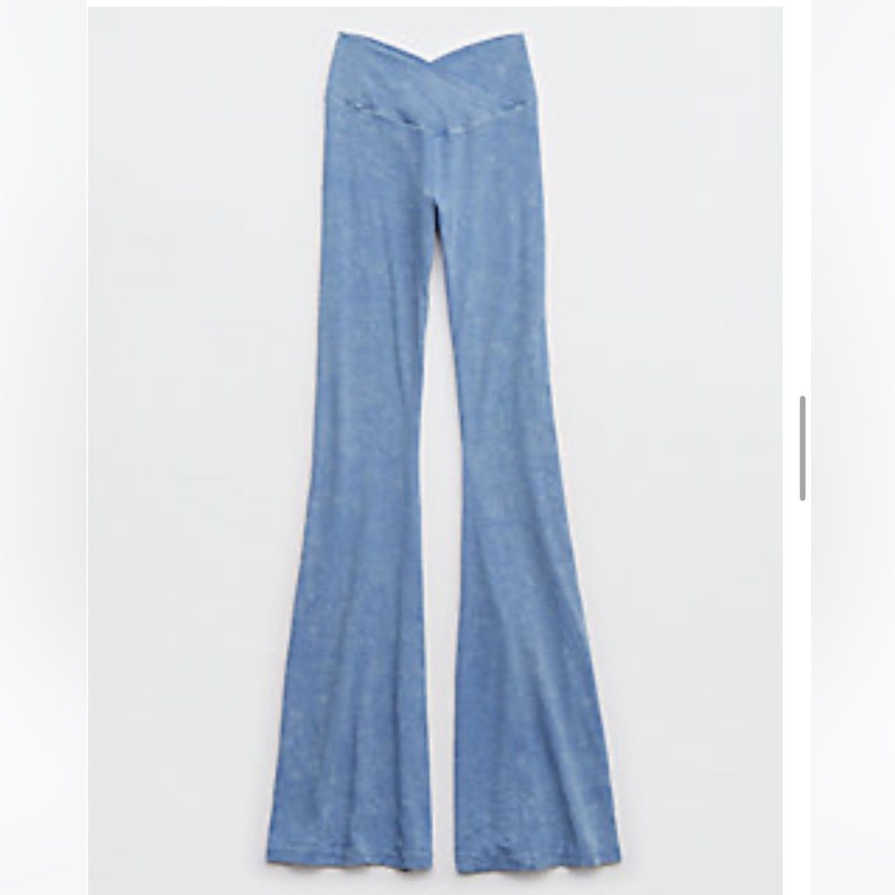 OFFLINE By Aerie Real Me Double Crossover Flare Leggings